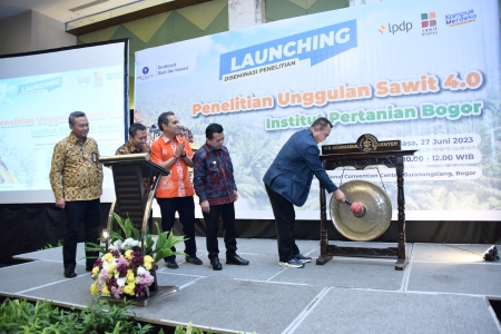 ipb university launching tiga inovasi hasil penelitian unggulan sawit 4.0