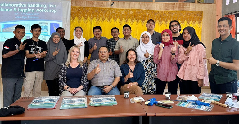 Departemen MSP IPB University Jalin Kolaborasi dengan CEFAS dan Oxford University Lakukan Riset Fish Tagging di Aceh