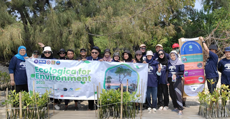 Ecologica PSL IPB University Adakan Perayaan HUT RI dari Pesisir