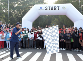 Keseruan Jalan Pagi Sehat dalam Rangka Dies Natalis ke-60 IPB University