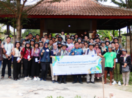 Peserta Summer Course 2023 Sekolah Pascasarjana IPB University Belajar Traditional Agricultural