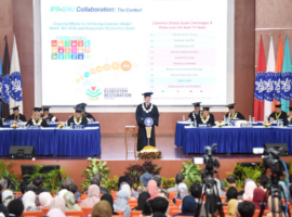 Rektor Seoul National University Sampaikan Orasi di Dies Natalis ke-60 IPB University