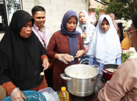 BEM KM IPB University dan Awardee LPDP Sekolah Pascasarjana IPB University Gelar Proyek Sosial Pencegahan Stunting di Desa Benteng, Bogor