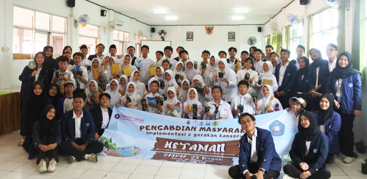 Hetaman, Program Pengabdian Berbasis Konservasi Mahasiswa Sekolah Vokasi IPB University