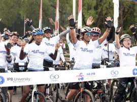 Himpunan Alumni Selenggarakan IPB Fun Riding 60 KM dalam Rangka Dies Natalis ke-60 IPB University