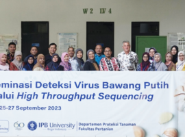 IPB University Diseminasi Teknologi High Throughput Sequencing sebagai Metode Deteksi Virus pada Bawang Putih