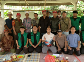 Mahasiswa Sekolah Vokasi IPB University Sosialisasi Circular Agriculture Berbasis Teknologi Biokonversi Sampah Organik