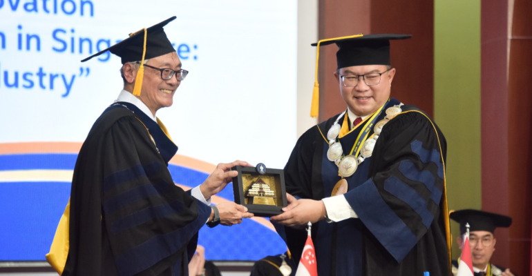 Orasi di IPB University, Presiden NUS Ungkap Peran Akademisi dan Industri dalam Ekosistem Riset, Inovasi dan Bisnis