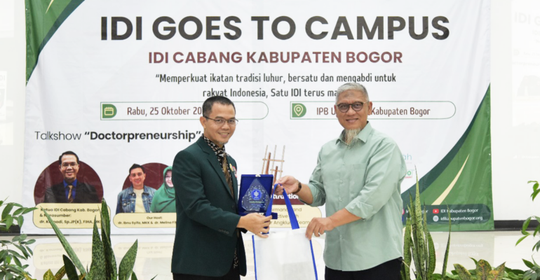 Perdana, IDI Kabupaten Bogor Kumpul di IPB University Gelar Workshop Doctorpreneurship untuk Mahasiswa FK