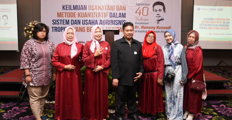 Purnabakti, Departemen Agribisnis IPB University Soft Launching Buku 40 Tahun Perjalanan Karier Dr Nunung Kusnadi