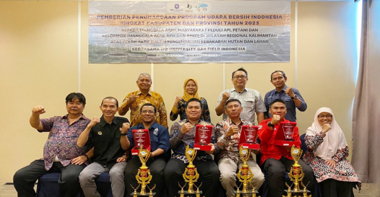 Lagi, Fahutan IPB University Beri Penghargaan Program Udara Bersih dan Pengendalian Karhutla