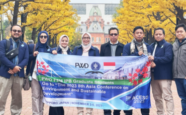 Mahasiswa Pascasarjana IPB University Sabet Best Presentation Award di Asia Conference on ESD di Sapporo Jepang