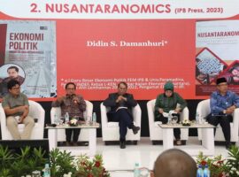 Bedah Buku Ekonomi Politik Indonesia dan Antarbangsa, Pakar Ekonomi IPB Singgung Potensi Sektor Padat Karya