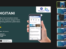 TNC IPB University Kenalkan Aplikasi IPB Digitani Sebagai Solusi Pertanian Modern