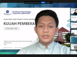 Tingkatkan Keterampilan Mahasiswa KKN-T Inovasi, DPMA IPB University Kembali Berikan Kuliah Pembekalan