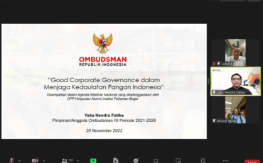 Hadiri Webinar Kedaulatan Pangan Indonesia Emas 2045, Ini Gagasan Mahasiswa IPB University