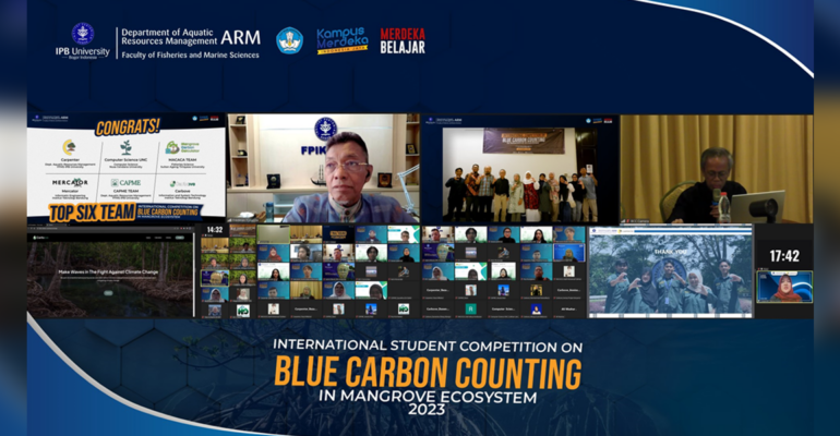 Departemen MSP IPB University Gelar International Competition on Blue Carbon Calculator