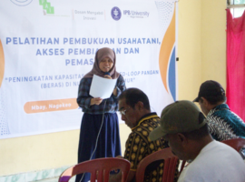 Dosen IPB University Paparkan Beragam Alternatif Akses Pembiayaan Usaha Tani di Mbay, Nagekeo