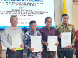 FPIK IPB University dan Unram Sepakat Jalin Kerja Sama Majukan Perikanan dan Kelautan di NTB