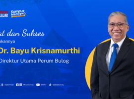 Prof Bayu Krisnamurthi, Dosen Agribisnis IPB University Diangkat Menjadi Direktur Utama Perum Bulog
