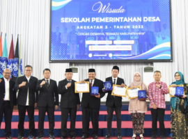 Siapkan Aparatur Desa Kompeten, IPB University Wisuda Sekolah Pemerintahan Desa Angkatan III
