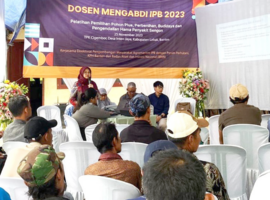 Tingkatkan Kualitas Produk Kayu, Dosen IPB University Beri Pelatihan kepada Masyarakat Sekitar Hutan
