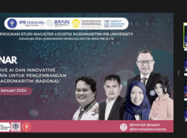 Para Pakar IPB University Urai Generative AI dan Innovative Blockchain Solusi Persoalan Logistik Agromaritim