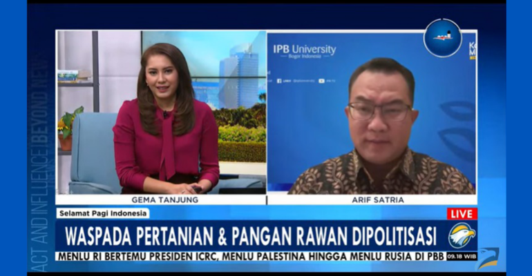 Rektor IPB University Ungkap Solusi Pangan Berkelanjutan