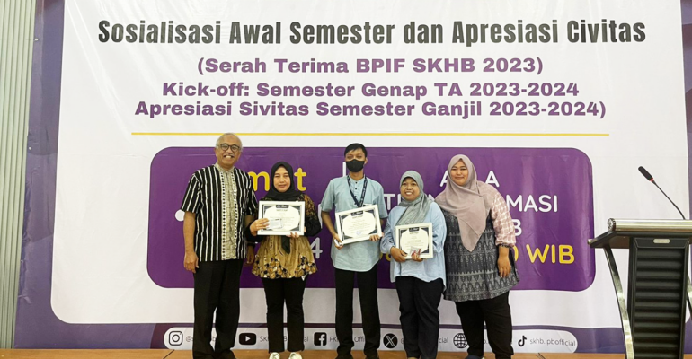 SKHB IPB University Adakan Kegiatan Persiapan Awal Semester dan Apresiasi Tenaga Kependidikan