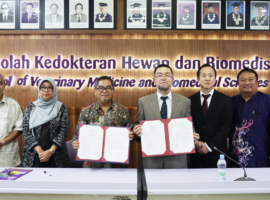 SKHB IPB University Jalin Kerjasama dengan Fakultas Kedokteran Hewan Universitas Sains Okayama