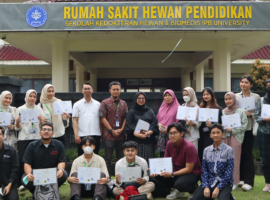 SKHB IPB University Selenggarakan Pelatihan Dasar Penanganan Hewan Laboratorium Bersama Fakultas Kedokteran Trisakti