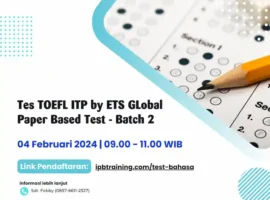Tes TOEFL ITP by ETS Global Paper Based Test - Batch 2