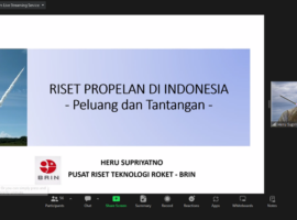 Departemen Fisika IPB University Hadirkan Pakar Roket BRIN, Uraikan Tantangan dan Peluang Riset Propelan Roket di Indonesia