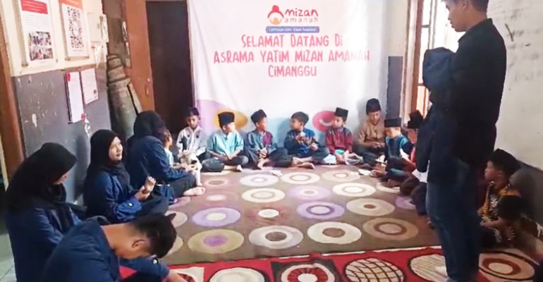 Mahasiswa Asrama Kepemimpinan IPB University Laksanakan Proyek Sosial di Yayasan Mizan Amanah