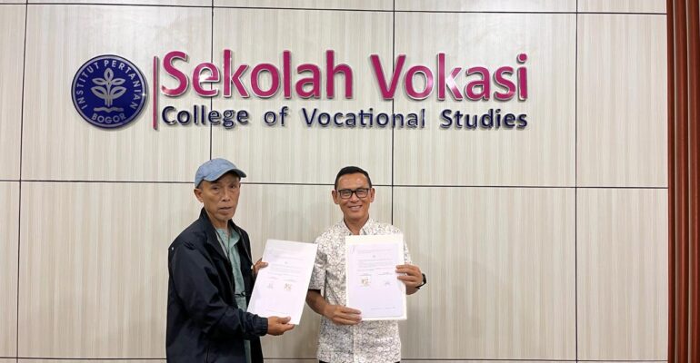 Sekolah Vokasi IPB Sukabumi Hasilkan Delapan Bidang Kerja Sama dengan Sukabumiupdate.com