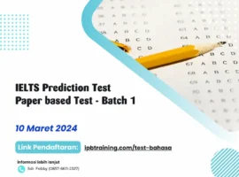 IELTS Prediction Test - Batch 1