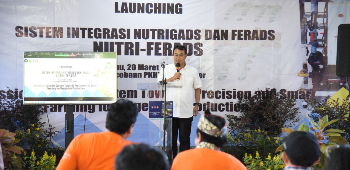IPB University Launching Nutriferads: Alat Fertigasi dan Irigasi Otomatis