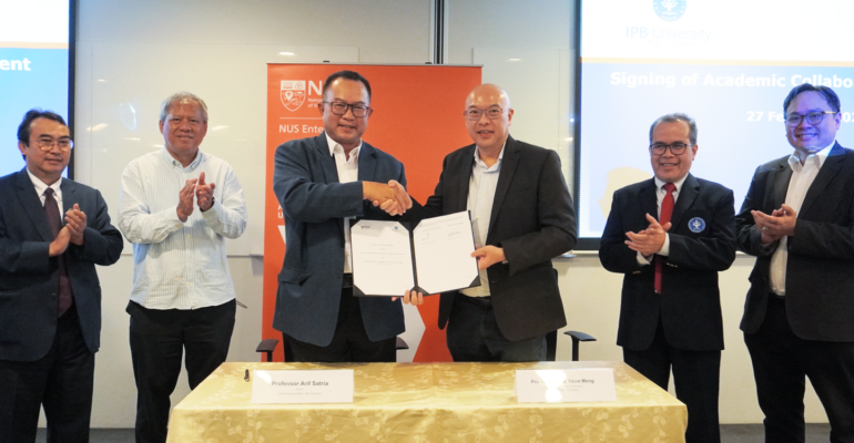 Kolaborasi IPB University dan National University of Singapore Dukung Venture Creations dan Entrepreneurship