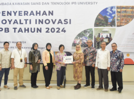 LKST IPB Univerity Serahkan Royalti Inovasi Tahun 2024 Kepada 13 Inovator