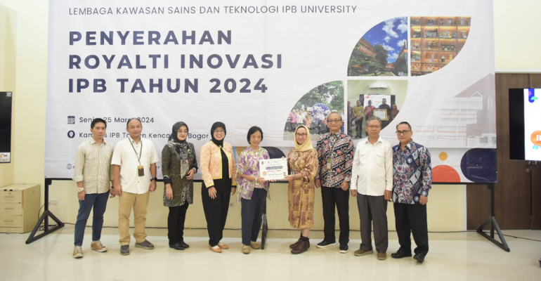 LKST IPB Univerity Serahkan Royalti Inovasi Tahun 2024 Kepada 13 Inovator