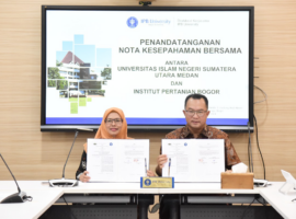 Perkuat Tridharma Perguruan Tinggi, IPB University dan UINSU Medan Tanda Tangani MoU