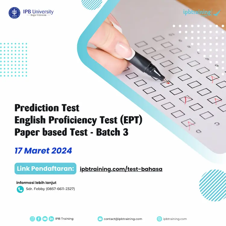 (Prediction Test) - English Proficiency Test (EPT) Batch 3