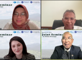 IPB University dan Institute of Environmental Engineering RUDN University Russia Gelar Seminar Urban Ecology