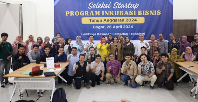 LKST IPB University Seleksi 38 Startup Melalui Program Inkubasi Bisnis