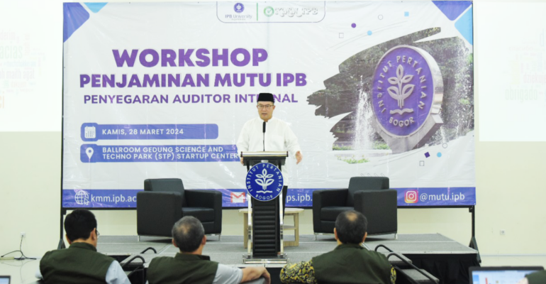 Sebanyak 200 Auditor Internal IPB University Mendapat Penyegaran Penjaminan Mutu