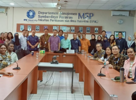 Departemen MSP, LRI i-MAR, PKSPL IPB University Bangun Kerja Sama dengan INOS-UMT