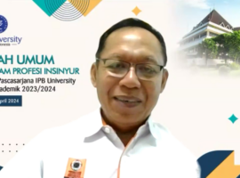 Menjadi Insinyur Profesional, PPI SPs IPB University Adakan Kuliah Umum