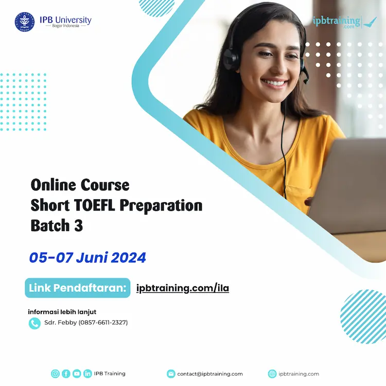 Online Course for Short Toefl Preparation - Batch 3