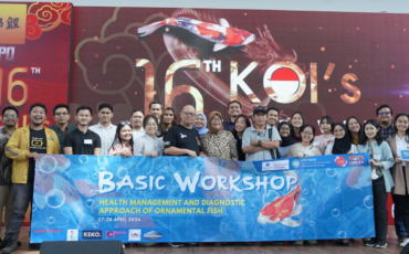 SKHB IPB University Ajak Dokter Hewan dan Mahasiswa Kunjungi Peternakan Ikan Koi