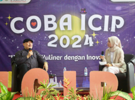 Sekolah Vokasi IPB Perkenalkan Inovasi Pangan “Talas Beneng” dalam Acara COBA ICIP 2024